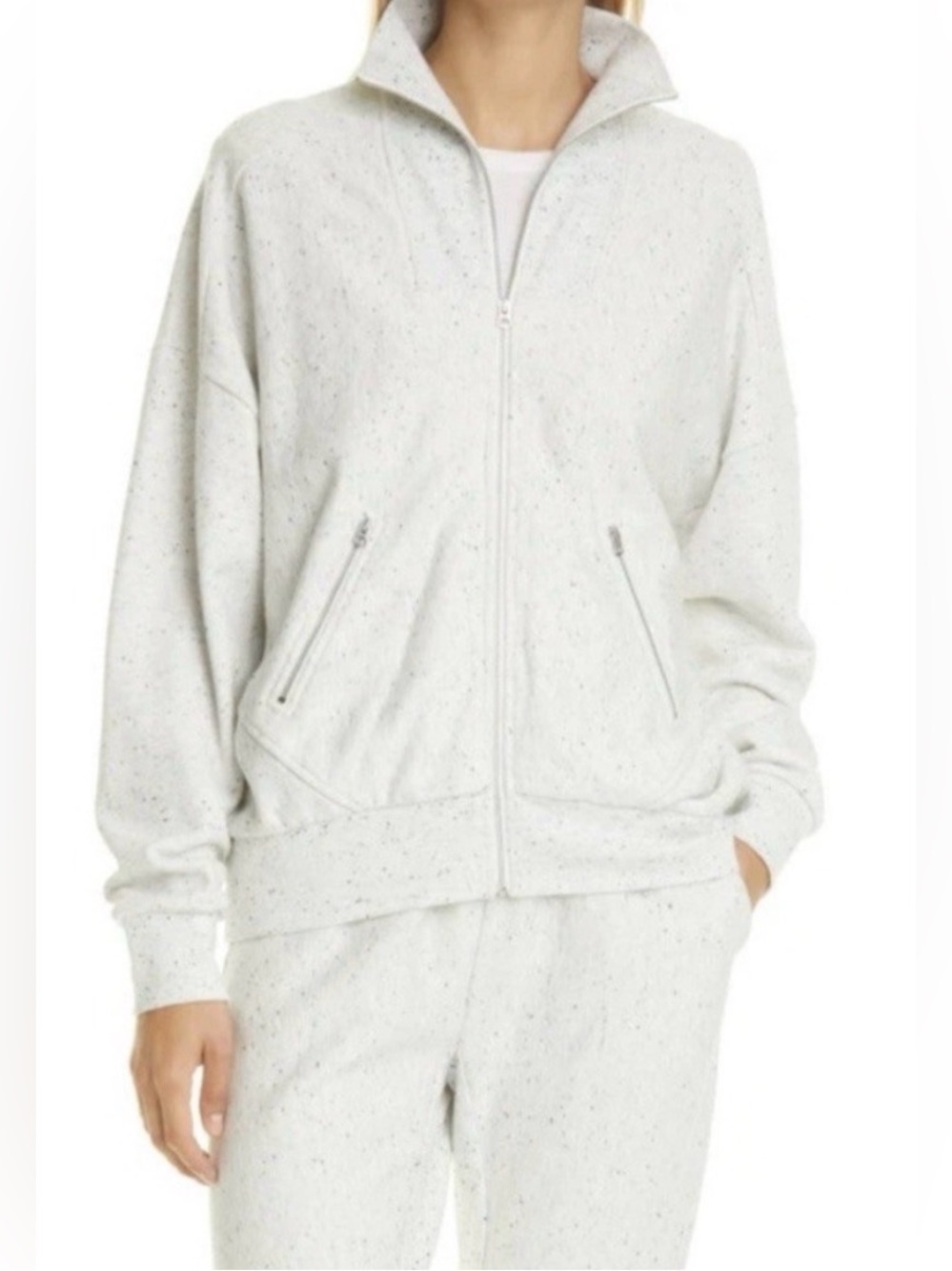 Rag & Bone City Zip Organic Cotton Fleece Jacket